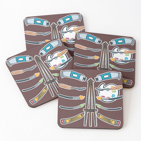 Item preview, Art Brushes and Palette Rib cage Bones designed and sold by Sandra78.