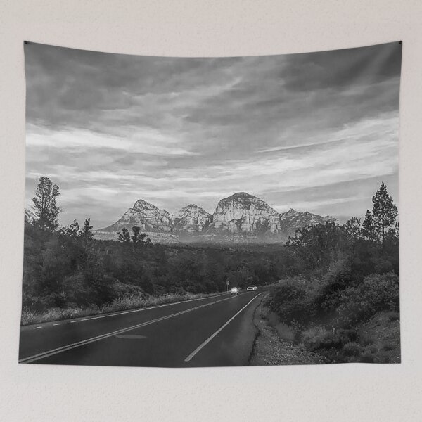 Item preview, Black and White Mountain Road designed and sold by neta98.