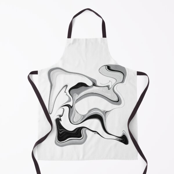 Item preview, Abstract liquid paint in black and white designed and sold by ColoursOfFrance.
