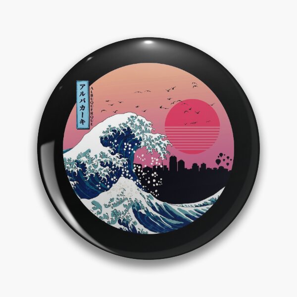 Artikelvorschau, Albuquerque Kanagawa Wave Retro entworfen und verkauft von DFerraz.