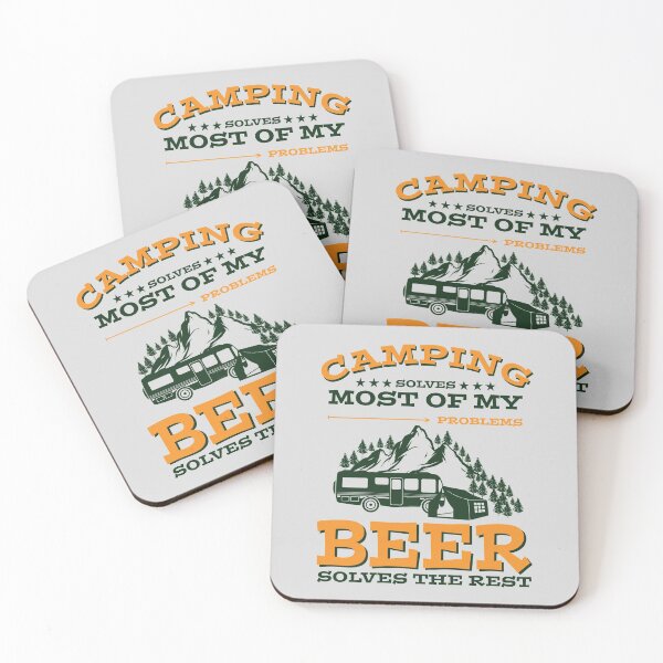 Item preview, Camping Solves Most of my Problems Beer Solves the Rest designed and sold by grinta2021.