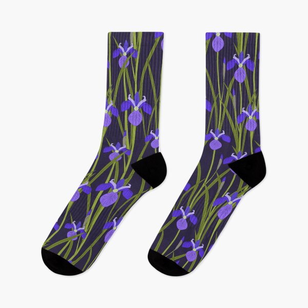 Item preview, Blue iris flower pattern designed and sold by EngineerGoC.