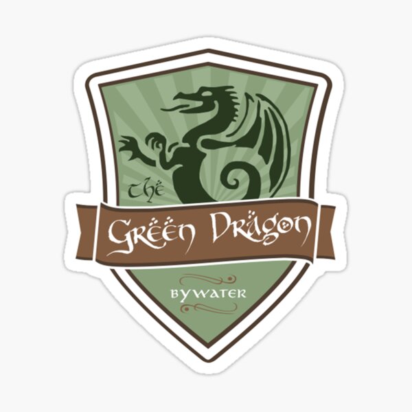Item preview, The Green Dragon - Bywater T-Shirt designed and sold by HLGolden2f.