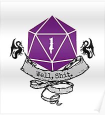 Critical Fail Roll Poster