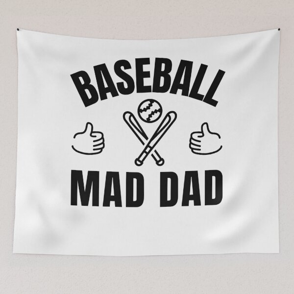 Item preview, Baseball mad dad designed and sold by TheGreenGoat.