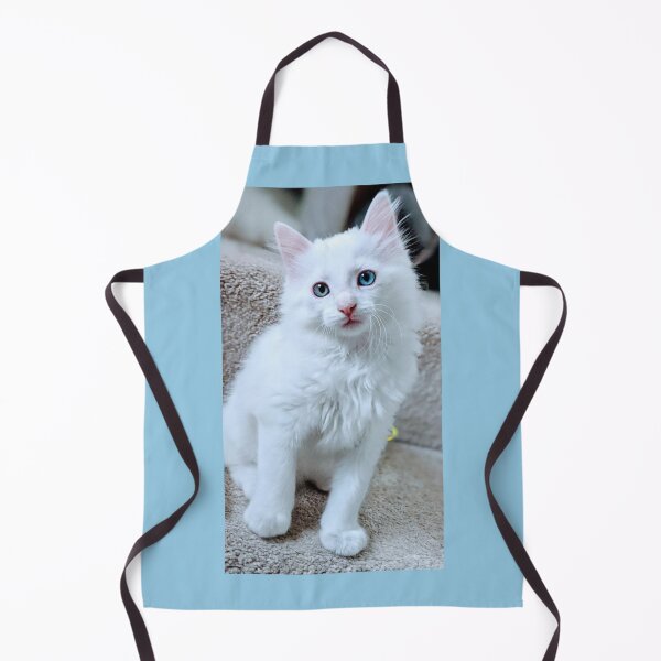 Item preview, White Norwegian forest ragdoll kitten designed and sold by Fluffycat2020.
