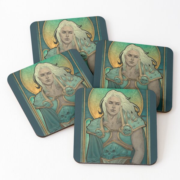 Item preview, Fanart: Arthas Menethil (the Lich King) in Art Nouveau style designed and sold by AlexaelArtworks.