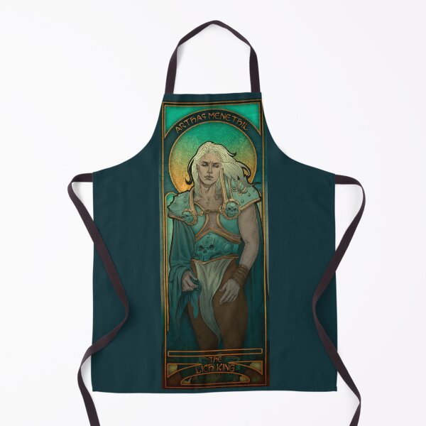 Item preview, Fanart: Arthas Menethil (the Lich King) in Art Nouveau style designed and sold by AlexaelArtworks.