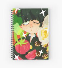what's with all the food, mob Spiral Notebook