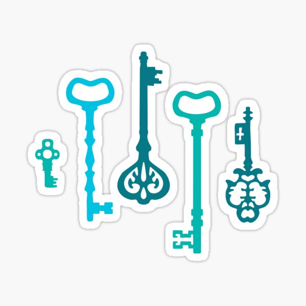 Item preview, Mermaid Water Treasures - Turquoise Keys designed and sold by XOOXOO.