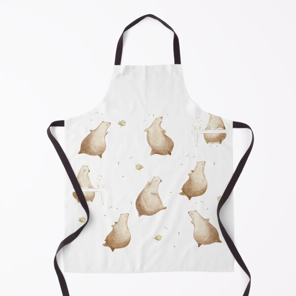 Item preview, Dancing Bear and Bird Pattern designed and sold by bigbearandbird.