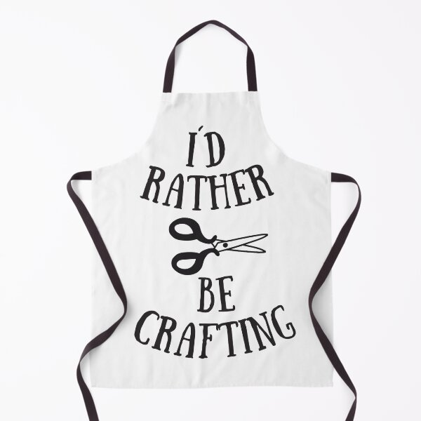 Item preview, I'd rather be crafting black text designed and sold by yennyz.