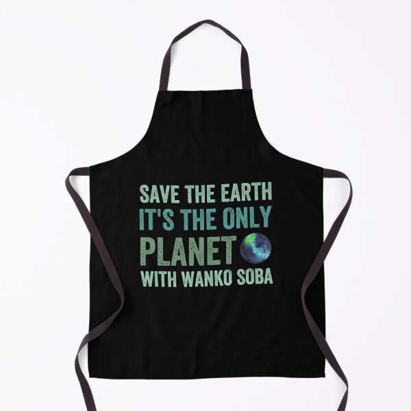Item preview, Save the Earth it's the only planet with Wanko soba- Japanese noodles designed and sold by Happy-PrintZ.