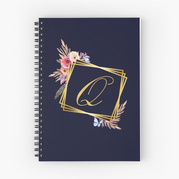 Item preview, Q Botanical Monogram Drawing, Floral Letter q designed and sold by sbk-designer.