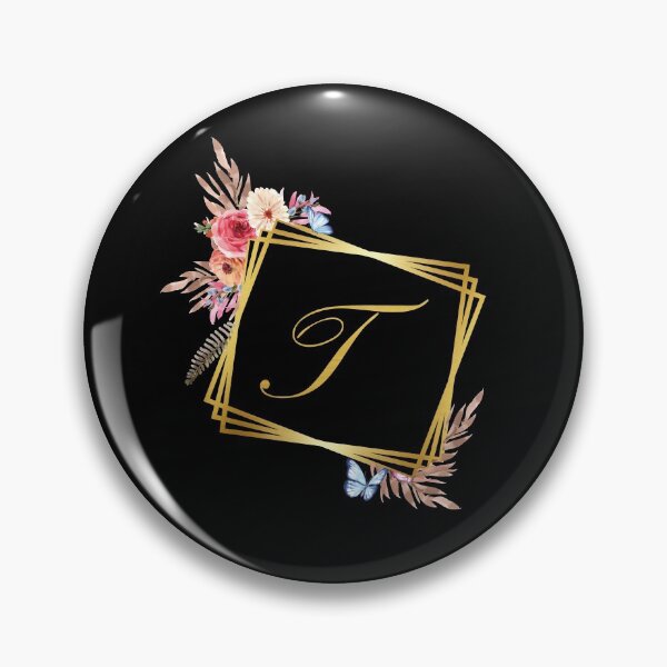 Item preview, t Botanical Monogram Drawing, Floral Letter t designed and sold by sbk-designer.