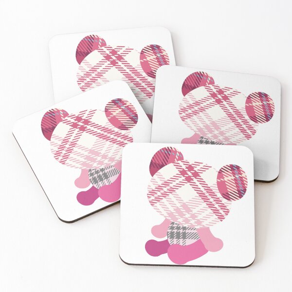 Item preview, Pink check pattern patch bear Doll designed and sold by Queengood.
