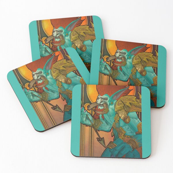 Item preview, Fanart: Vol'jin in Art Nouveau style designed and sold by AlexaelArtworks.