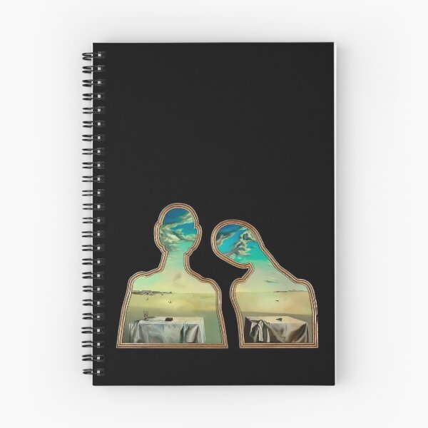 Item preview,  Salvador Dalí - Couple aux têtes pleines de nuages designed and sold by Artaxias_Designs.