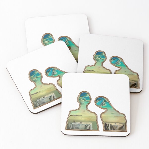 Item preview,  Salvador Dalí - Couple aux têtes pleines de nuages designed and sold by Artaxias_Designs.