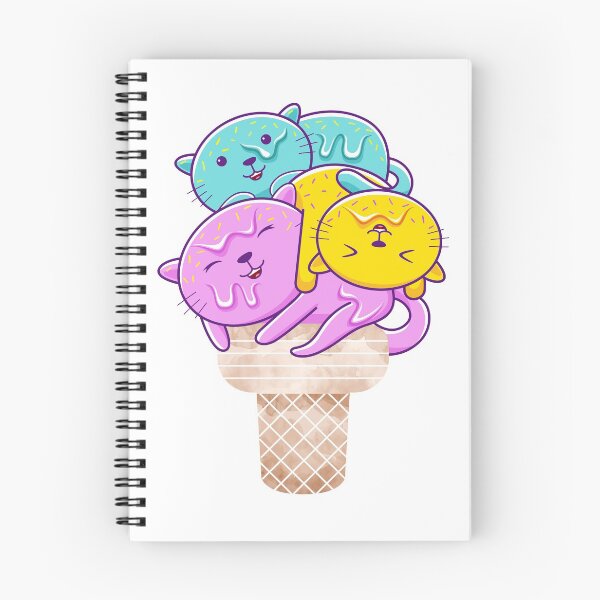 Item preview, Of Cats, Ice cream and Cones - Melting Cool Cats designed and sold by PosterpartyCo.