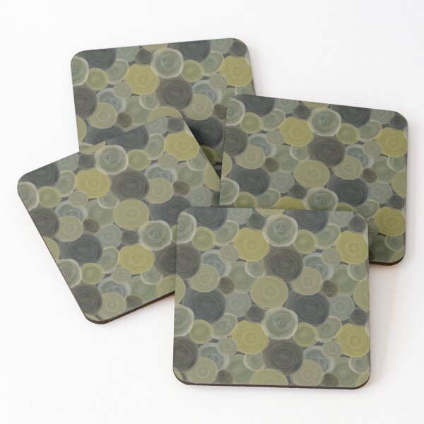 Item preview, Romantic floral pattern. Ocher, green, yellow and ocher-gray roses. designed and sold by UVI-CA.