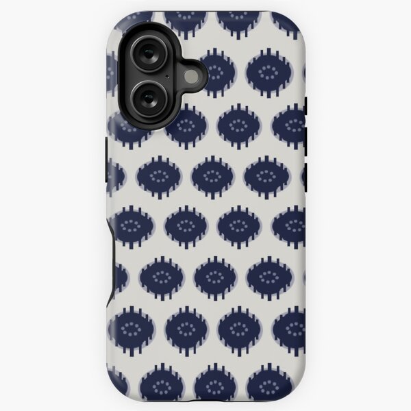 Blue Shapes iPhone Tough Case