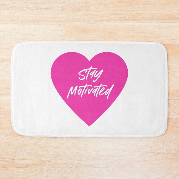 Item preview, Stay Motivated Pink Heart designed and sold by Christina Protic.