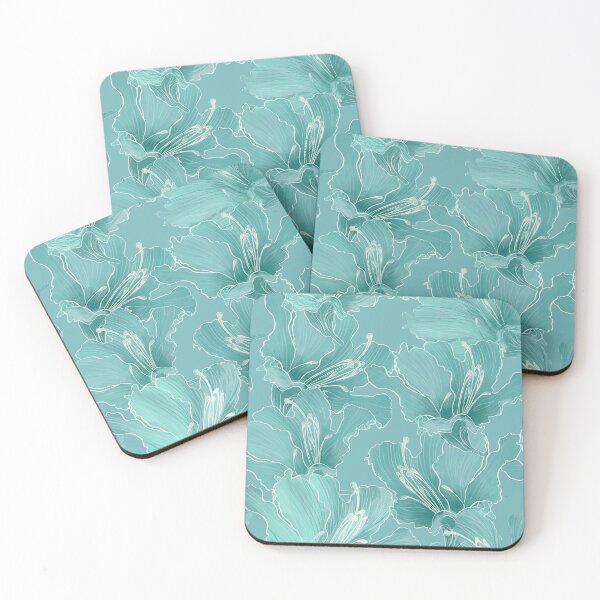 Item preview, Delicate seamless pattern with beautiful scenic rhododendron flowers, with beautiful curly petals. designed and sold by ANAKOTO.