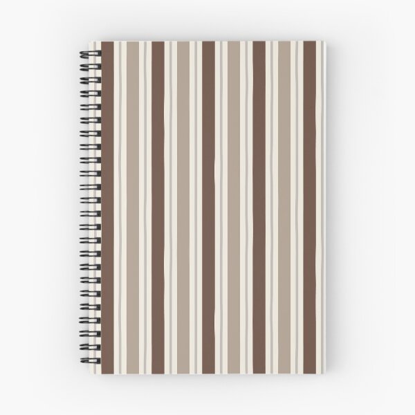 Aperçu de l'œuvre Motif de rayures marron et blanc créée et vendue par PattenMonster.