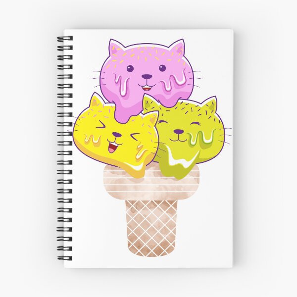 Item preview, Of Cats, Ice cream and Cones - Melting Cool Cats designed and sold by PosterpartyCo.