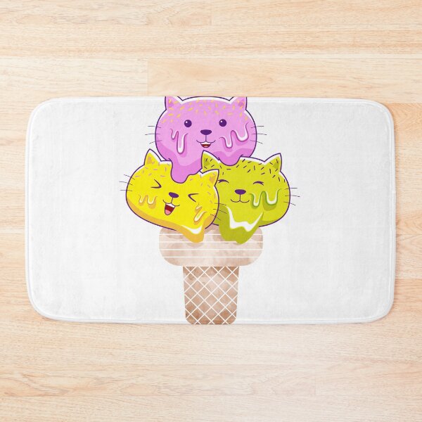 Item preview, Of Cats, Ice cream and Cones - Melting Cool Cats designed and sold by PosterpartyCo.