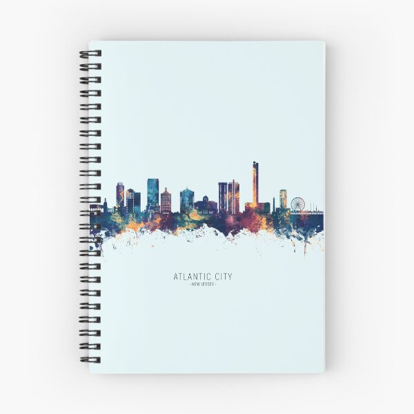 Item preview, Atlantic City New Jersey Skyline designed and sold by ArtPrints.