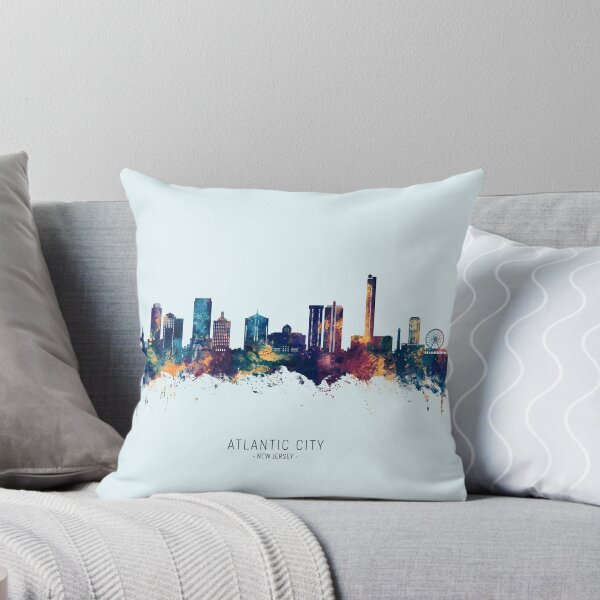 Item preview, Atlantic City New Jersey Skyline designed and sold by ArtPrints.