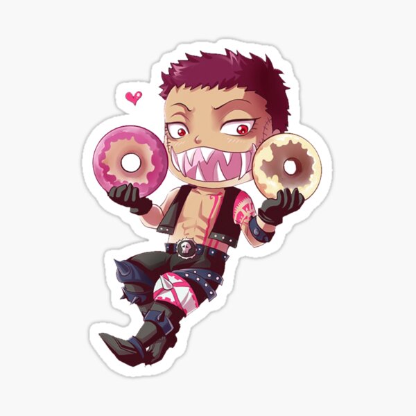 Sticker Luffy Chibi Redbubble