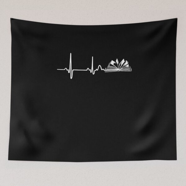 Item preview, Book Lover Reading Heartbeat Line I Love To Read Gift designed and sold by RanirO.