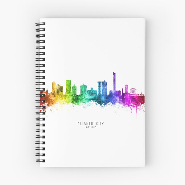 Item preview, Atlantic City New Jersey Skyline designed and sold by ArtPrints.