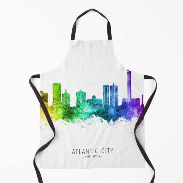 Item preview, Atlantic City New Jersey Skyline designed and sold by ArtPrints.