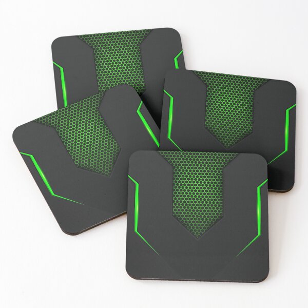 Item preview, Modern Flashy Diagonal Matt Back with Green Flash designed and sold by Peekonet.