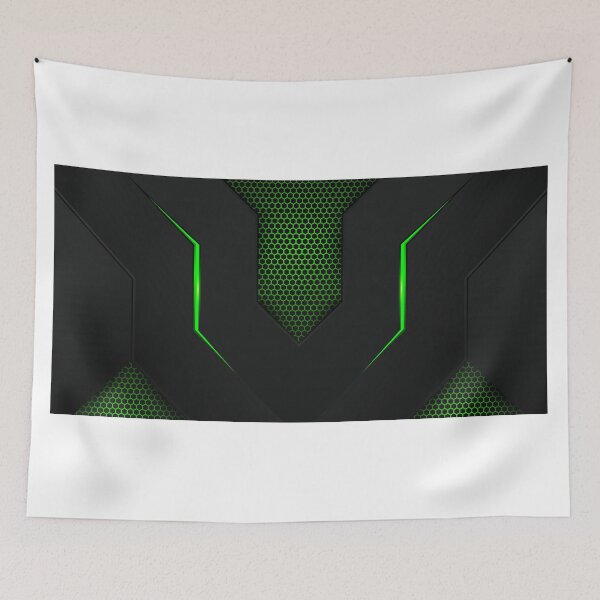 Item preview, Modern Flashy Diagonal Matt Back with Green Flash designed and sold by Peekonet.