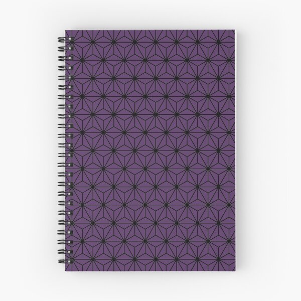 Item preview, Budou-iro Grape Purple Asanoha - Japanese Traditional Pattern designed and sold by KinitaDesign.