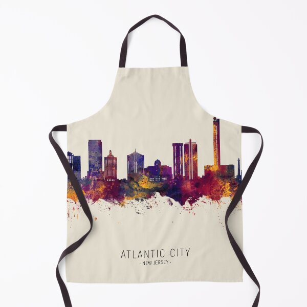 Item preview, Atlantic City New Jersey Skyline designed and sold by ArtPrints.