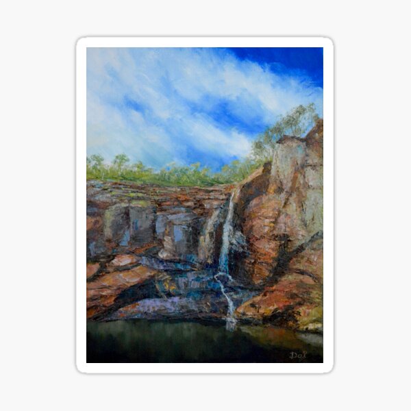 Item preview, Nigretta Falls on the Wannon River designed and sold by Dai Wynn Fine Art.