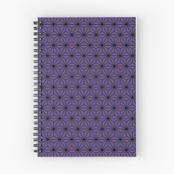 Item preview, Cyber Grape Purple Asanoha - Japanese Traditional Pattern designed and sold by KinitaDesign.