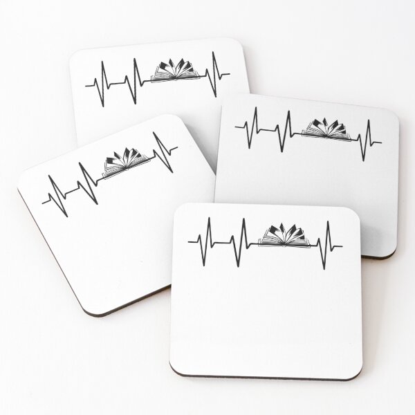 Item preview,  Book Lover Reading Heartbeat Line I Love To Read Gift designed and sold by RanirO.
