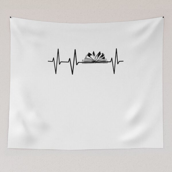 Item preview,  Book Lover Reading Heartbeat Line I Love To Read Gift designed and sold by RanirO.