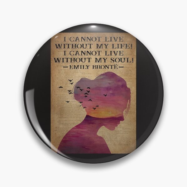 Item preview, I Cannot Live Without My Life Without My Soul Emily Bronte Dictionary Poster designed and sold by SamYMay.