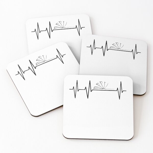 Item preview,  Book Lover Reading Heartbeat Line I Love To Read Gift designed and sold by RanirO.