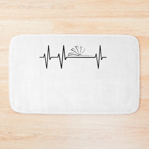 Item preview,  Book Lover Reading Heartbeat Line I Love To Read Gift designed and sold by RanirO.