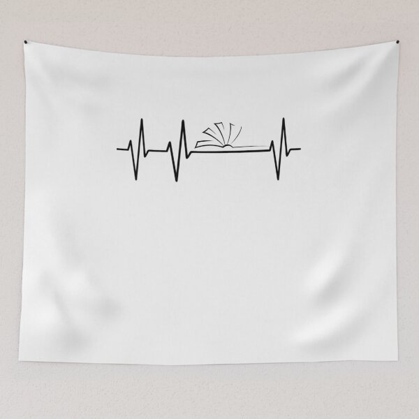 Item preview,  Book Lover Reading Heartbeat Line I Love To Read Gift designed and sold by RanirO.