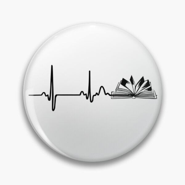 Item preview,  Book Lover Reading Heartbeat Line I Love To Read Gift designed and sold by RanirO.